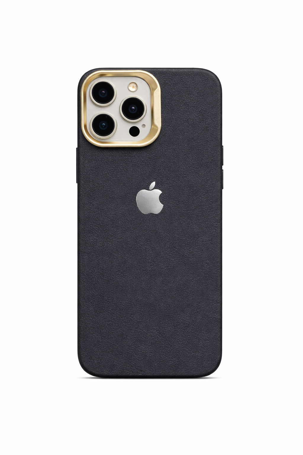 file_00000000f8fc7207bcbd1b9c31bef6611.png Premium Black PU Leather iPhone Case with Metal Camera Ring. - Image 1