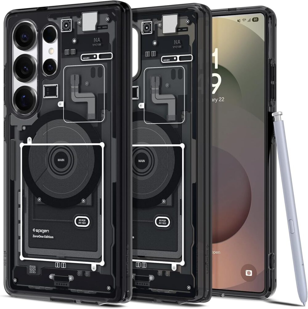 Spigen Ultra Hybrid Neo One Transparent Case – Zero One Black | Samsung Galaxy S Series