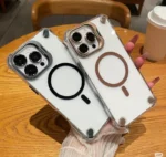 Luxury Anti-Yellow Transparent MagSafe Case with HD Camera Lens Protection - Image 4