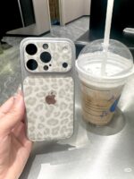 Luxury Leopard Texture Glitter iPhone Case ✨🐆📱 - Image 6
