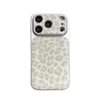 Luxury Leopard Texture Glitter iPhone Case ✨🐆📱